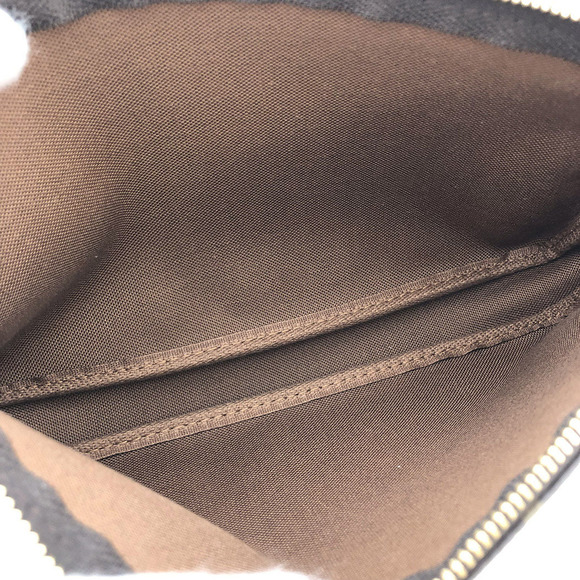 Louis Vuitton Pochette Accessoire Monogram Canvas Handbag Mini Pouch Brown - Picture 4 of 7